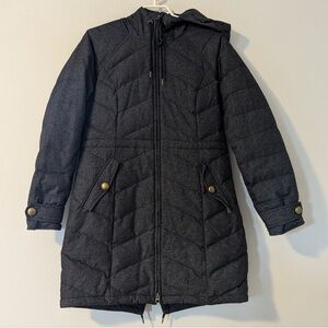 Prana Mona Dark Grey Quilted Jacket
